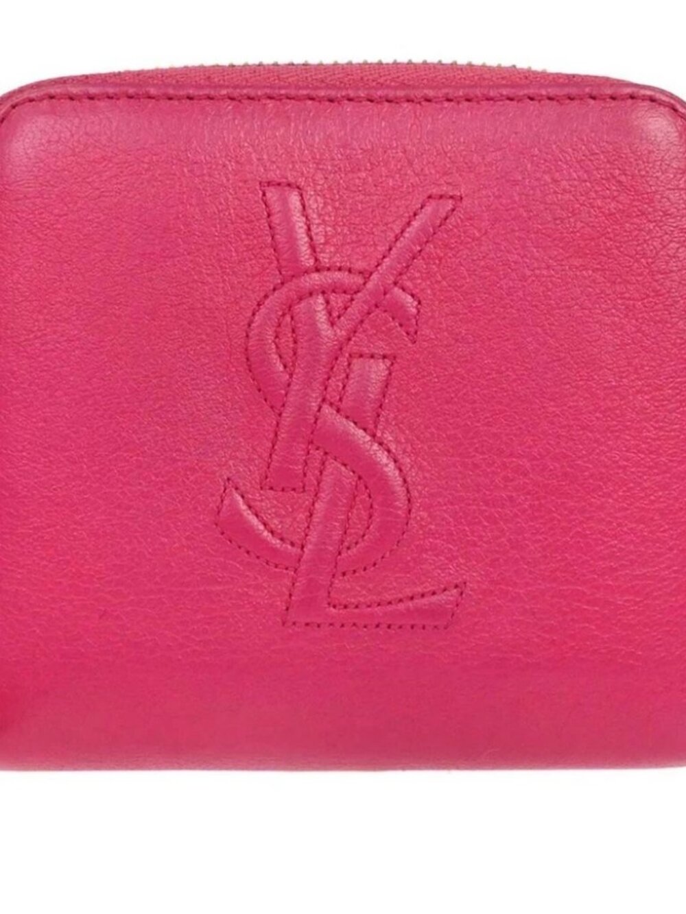 Yves Saint Laurent Pink Calfskin Compact Wallet GBL352906.0116 168176